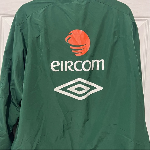 💗 Eircom - Ireland Green Zip Up Windbreaker Jacket‎ - Picture 9 of 9